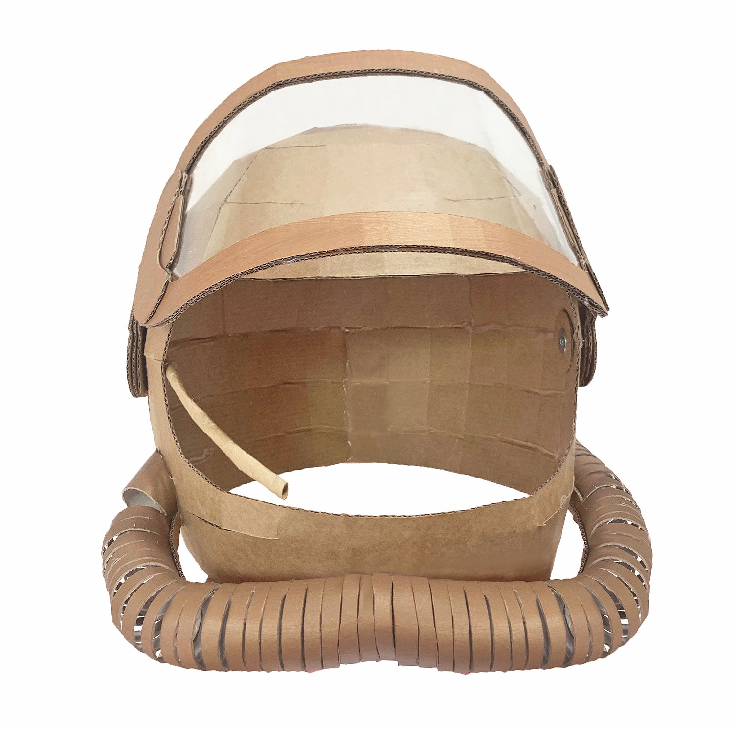 Cardboard up cycled astronaut helmet
