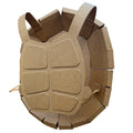 Turtle Shell Costume made from cardboard with white background