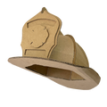 Cardboard Firefighter helmet